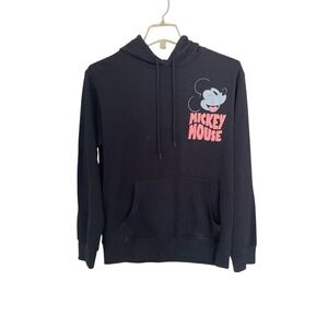 Disney Women's Mickey Mouse Spooky Haunted House Hoodie Color Black Size Med